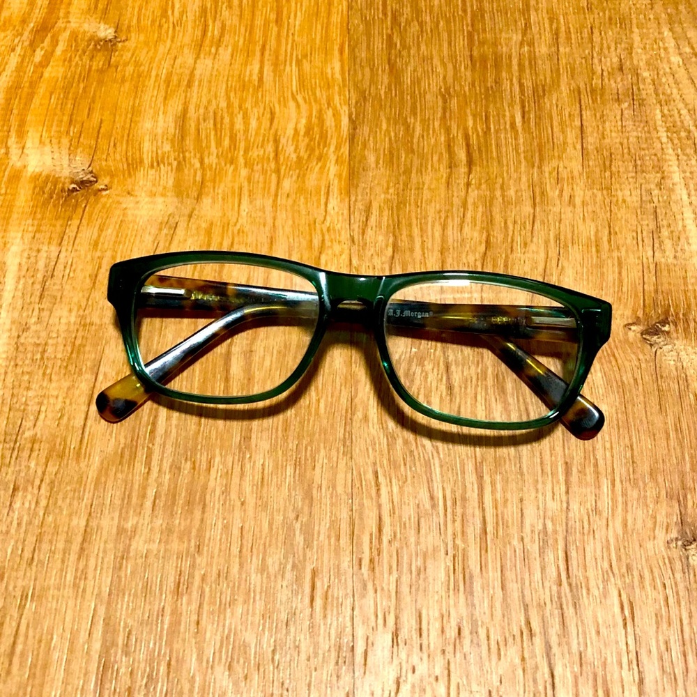A.J. Morgan Readers Green & Tortoise Shell